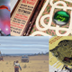 Clockwise from left: Smash Up: Marvel, the Jumanji fan-made replica game, Mondo Jurassic Park jigsaw puzzle, and Tales From the Loop.